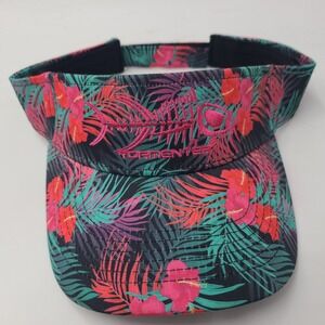 Tormenter Visor Hat Adjustable Pink Black Green Floral Fishing Skeleton Logo Men